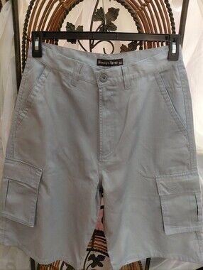 Men's Gray Cargo Shorts